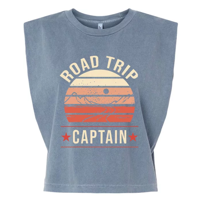 Road Trip Captain Garment-Dyed Women's Muscle Tee