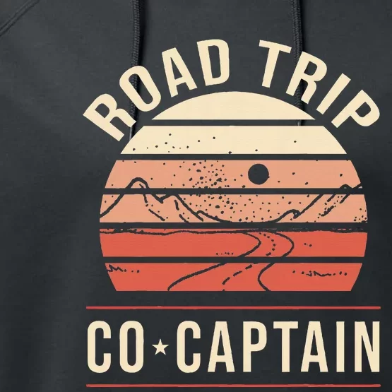 Road Trip Co Captain Road Trip Performance Fleece Hoodie