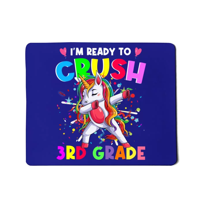 Ready To Crush 3Rd Grade Unicorn Back To School Gift Mousepad