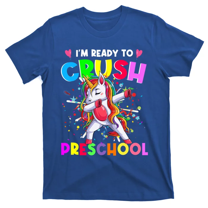 Ready To Crush Preschool Unicorn Back To School Gift T-Shirt