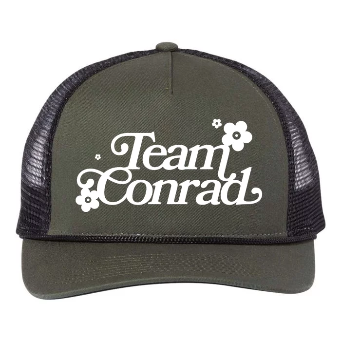 Retro Team Conrad Logo Retro Rope Trucker Hat Cap