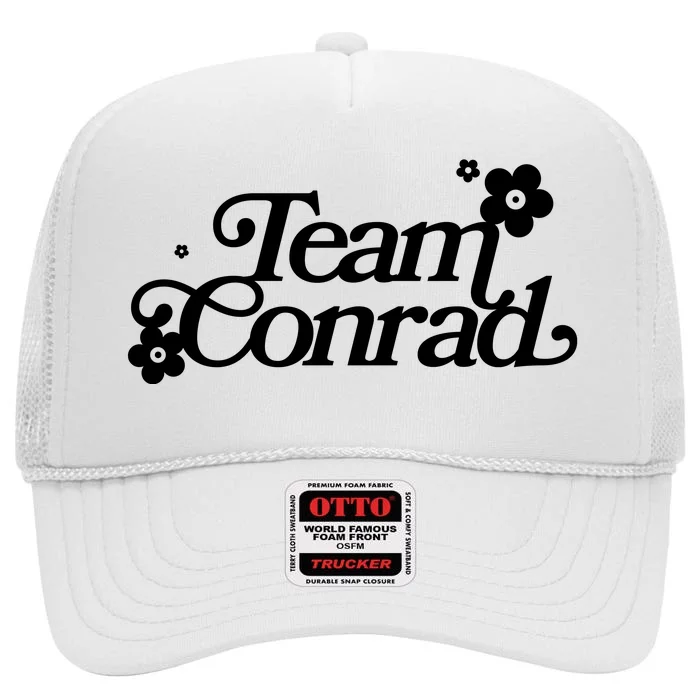 Retro Team Conrad Logo High Crown Mesh Trucker Hat