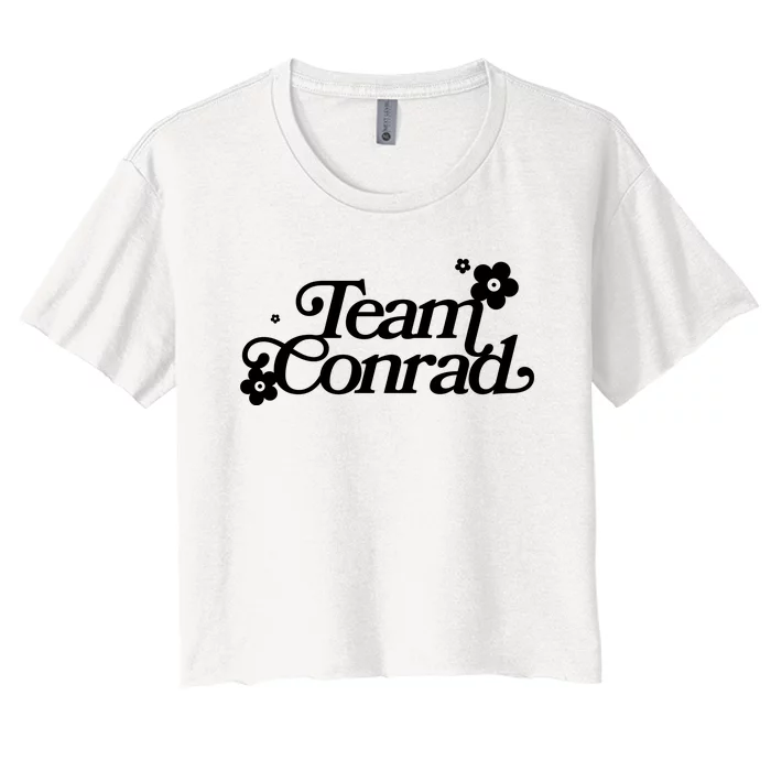 Retro Team Conrad Logo Women's Crop Top Tee