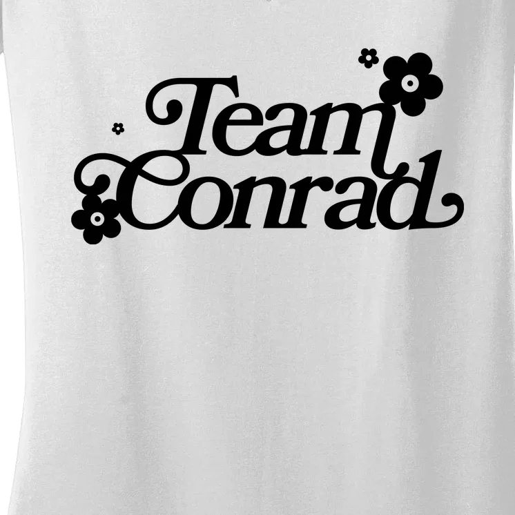 Retro Team Conrad Logo Women's V-Neck T-Shirt