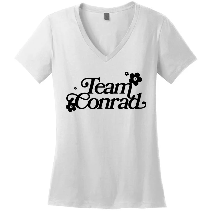 Retro Team Conrad Logo Women's V-Neck T-Shirt