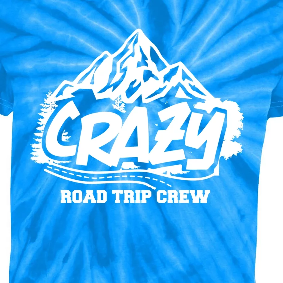 Road Trip Camping Rv Camper Travel Family Vacation Gift Kids Tie-Dye T-Shirt