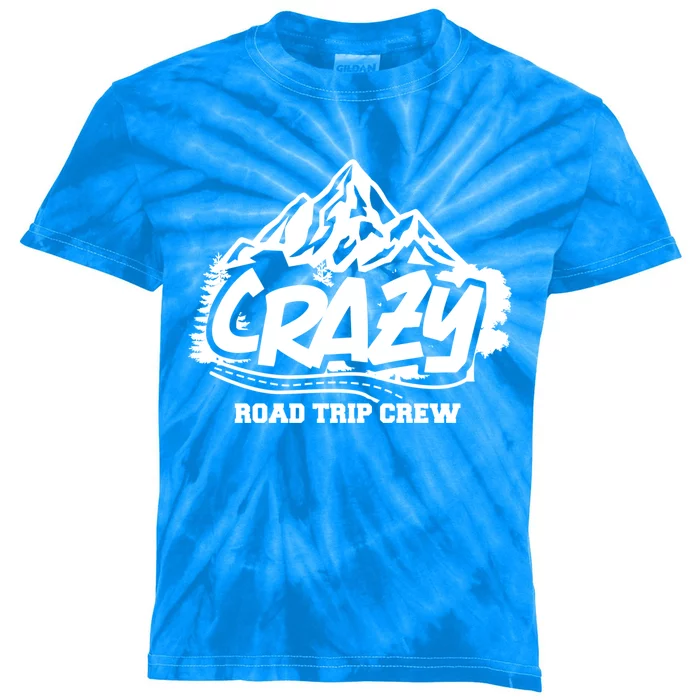 Road Trip Camping Rv Camper Travel Family Vacation Gift Kids Tie-Dye T-Shirt