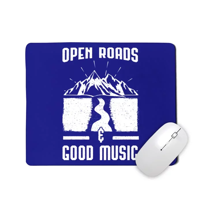 Road Trip Camping Vacation Summer Crew Travel Music Lover Gift Mousepad