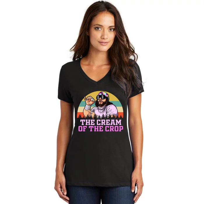 Retro The Cream Of The Crop Vintage Women's V-Neck T-Shirt