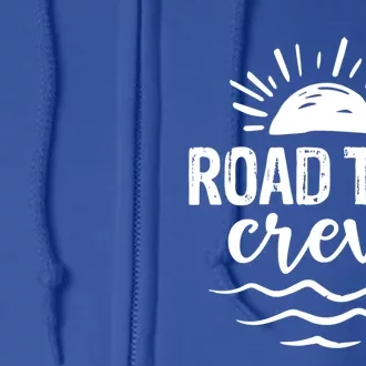 Road Trip Crew Awesome Summer Road Trip Vibes Perfect Spring Gift Full Zip Hoodie