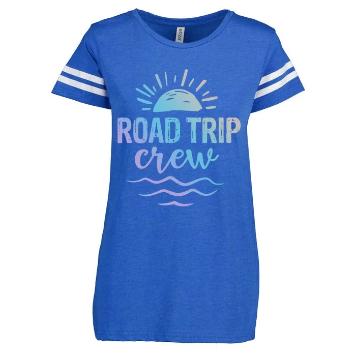 Road Trip Crew Awesome Summer Road Trip Vibes Perfect Spring Great Gift Enza Ladies Jersey Football T-Shirt