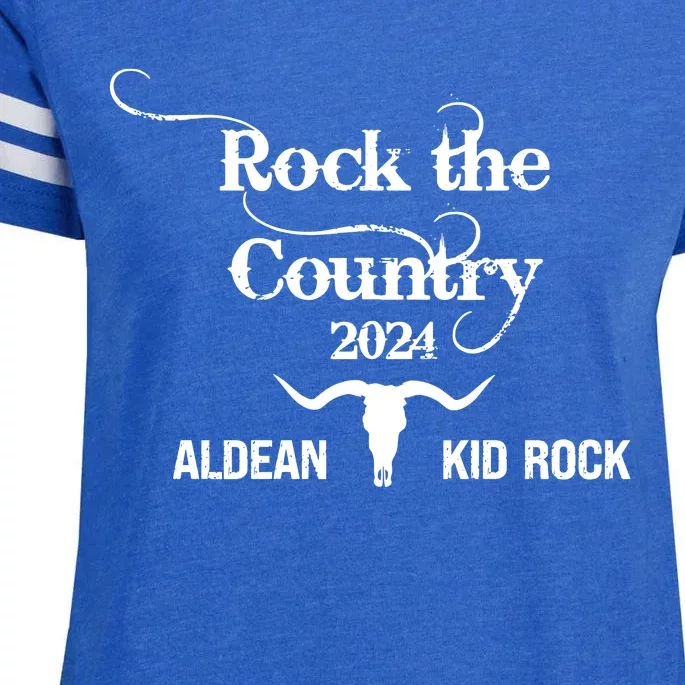 Rock The Country 2024 Concert Enza Ladies Jersey Football T-Shirt