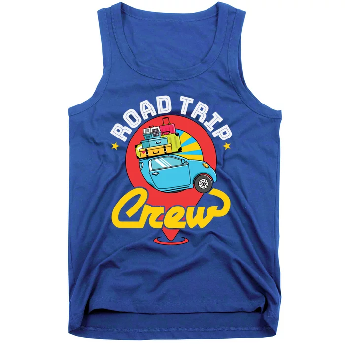 Road Trip Crew Family Vacation Matching Cool Trip Gift Tank Top