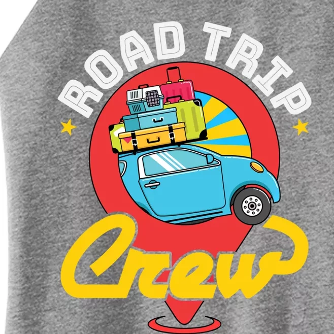 Road Trip Crew Family Vacation Matching Cool Trip Gift Women’s Perfect Tri Rocker Tank