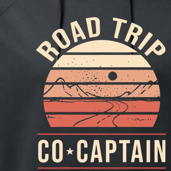 Road Trip Co Captain Road Trip Performance Fleece Hoodie