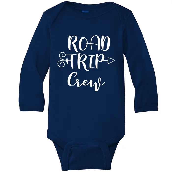 Road Trip Crew Family Vacation Traveling Gift Baby Long Sleeve Bodysuit