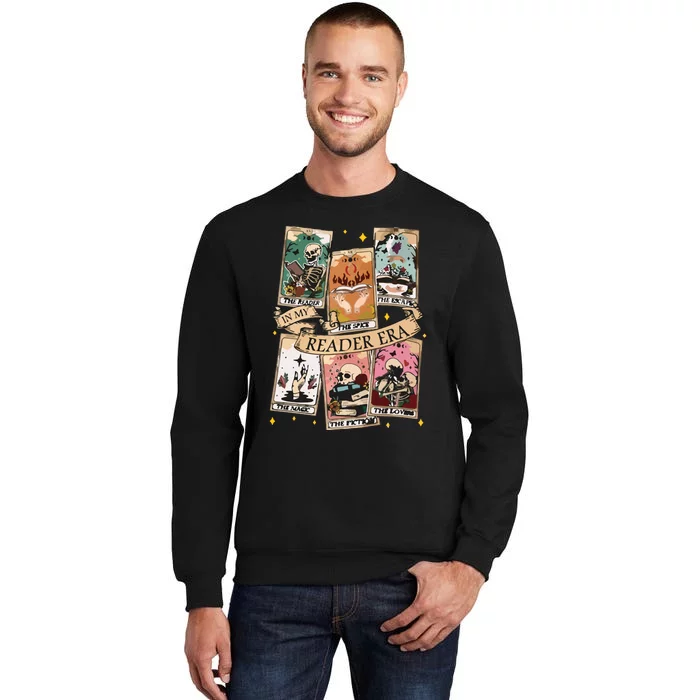 Reader Tarot Card Skeleton Reading Sweatshirt