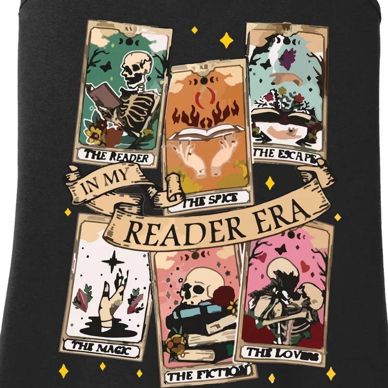 Reader Tarot Card Skeleton Reading Ladies Essential Tank