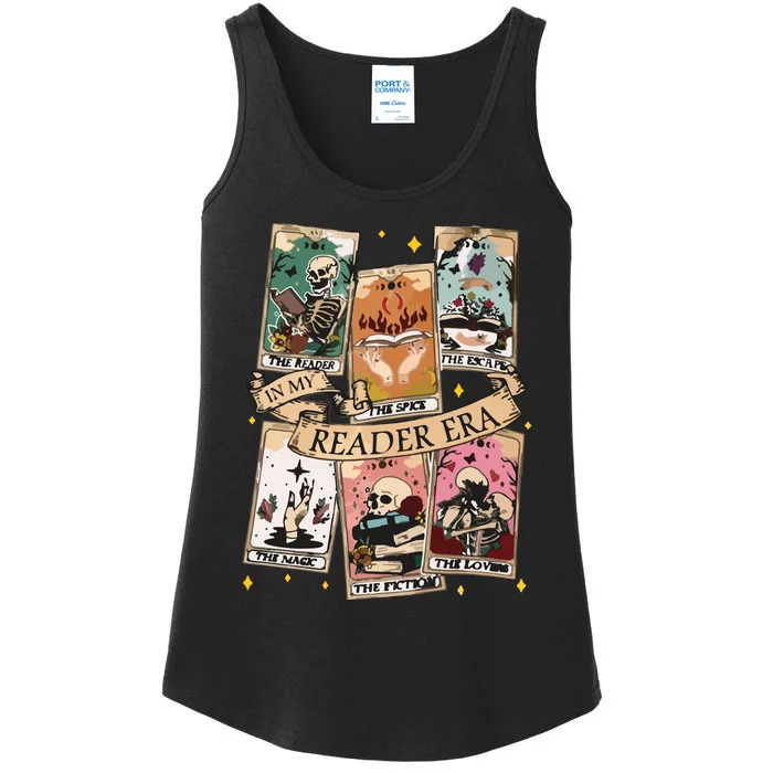 Reader Tarot Card Skeleton Reading Ladies Essential Tank