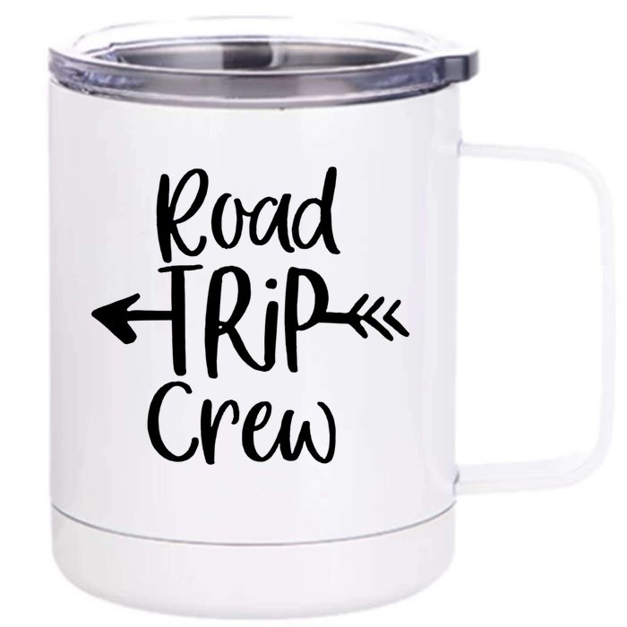 Road Trip Crew Gift Front & Back 12oz Stainless Steel Tumbler Cup