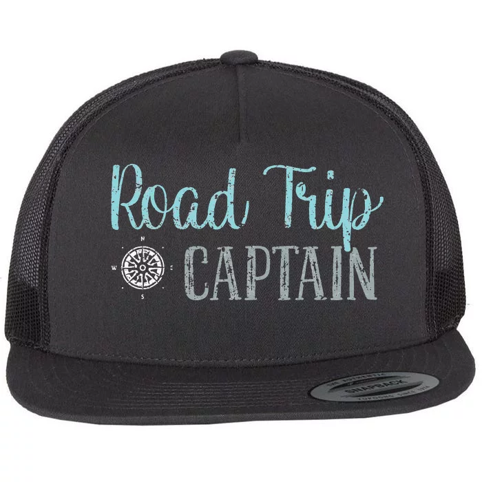 Road Trip Captain Road Trip Flat Bill Trucker Hat