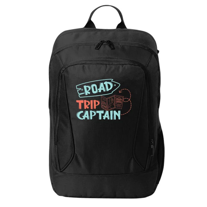 Road Trip Captain Traveler Vacation Explorer Adventure Gift City Backpack