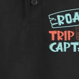 Road Trip Captain Traveler Vacation Explorer Adventure Gift Dry Zone Grid Performance Polo