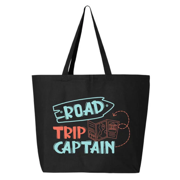 Road Trip Captain Traveler Vacation Explorer Adventure Gift 25L Jumbo Tote