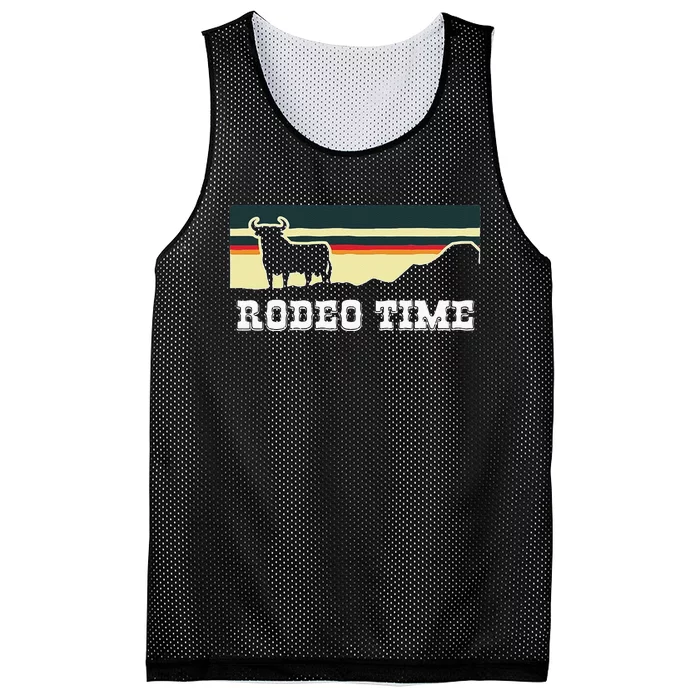 Rodeo Time Cowboy Wild West Cow Horseman Ranch Lasso Boots Mesh Reversible Basketball Jersey Tank