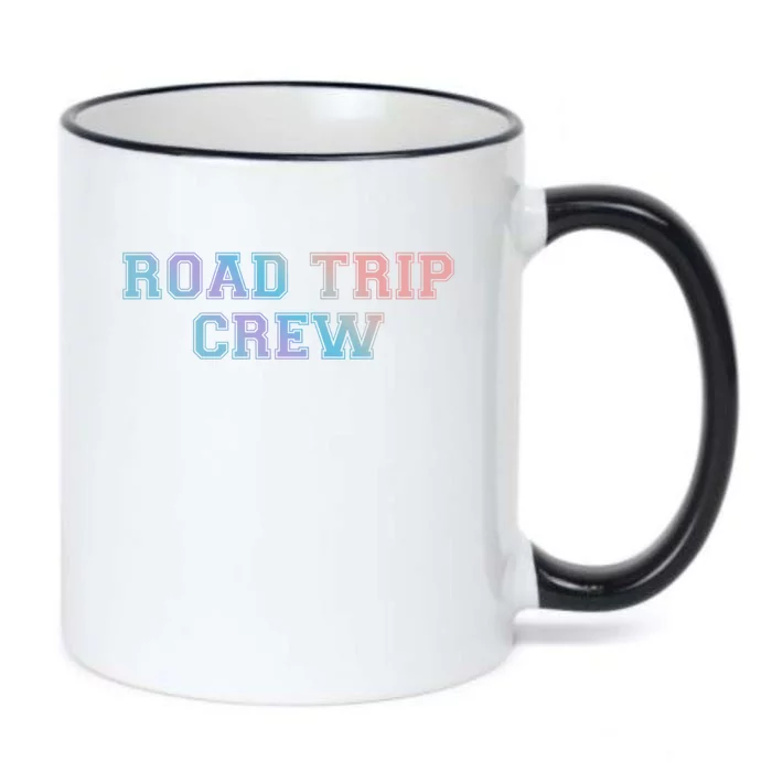 Road Trip Crew Gift Matching Family Vacation Rv Road Trip Cute Gift Black Color Changing Mug