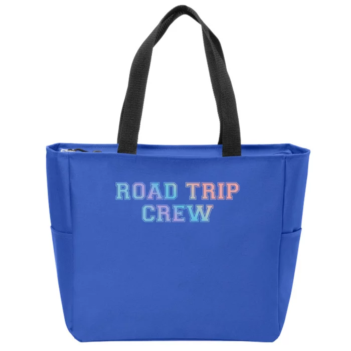 Road Trip Crew Gift Matching Family Vacation Rv Road Trip Cute Gift Zip Tote Bag