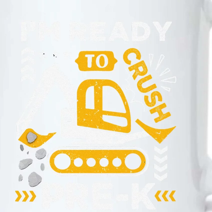 Ready To Crush Preschool Prek Construction Truck Boy Gift Black Color Changing Mug