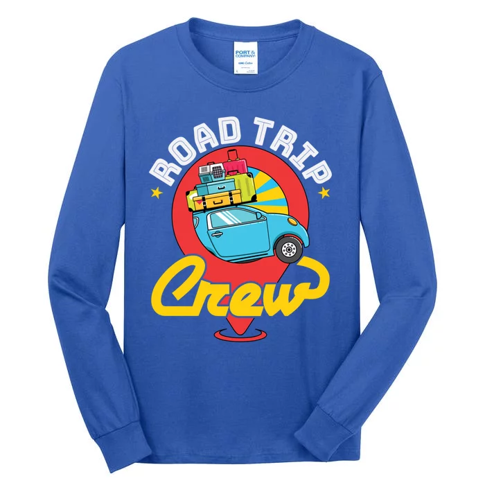 Road Trip Crew Family Vacation Matching Cool Trip Meaningful Gift Tall Long Sleeve T-Shirt