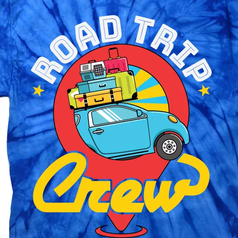 Road Trip Crew Family Vacation Matching Cool Trip Meaningful Gift Tie-Dye T-Shirt