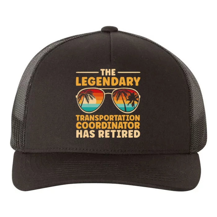 Retired Transportation Coordinator Retirement Yupoong Adult 5-Panel Trucker Hat