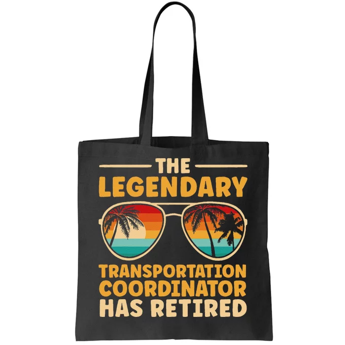 Retired Transportation Coordinator Retirement Tote Bag