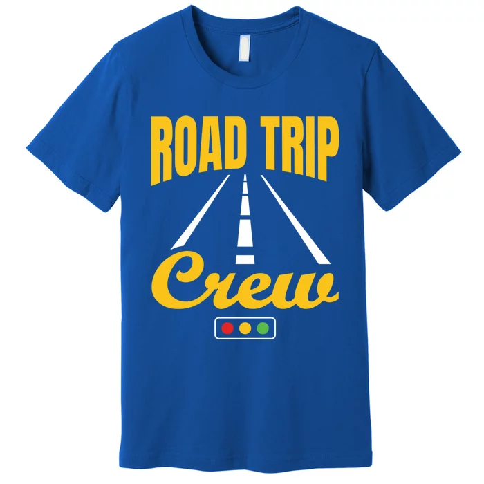 Road Trip Crew Travel Travelling Matching Family Group Gift Premium T-Shirt