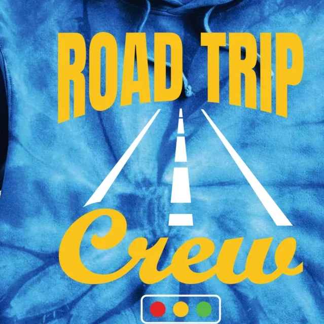 Road Trip Crew Travel Travelling Matching Family Group Gift Tie Dye Hoodie