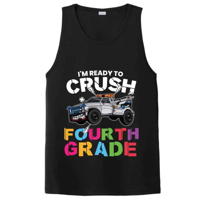 Ready To Crush Fourth Grade Cute 4Th Grade Gift Performance Tank