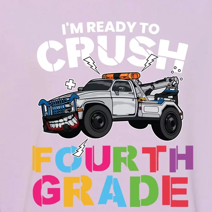 Ready To Crush Fourth Grade Cute 4Th Grade Gift Garment-Dyed Sweatshirt