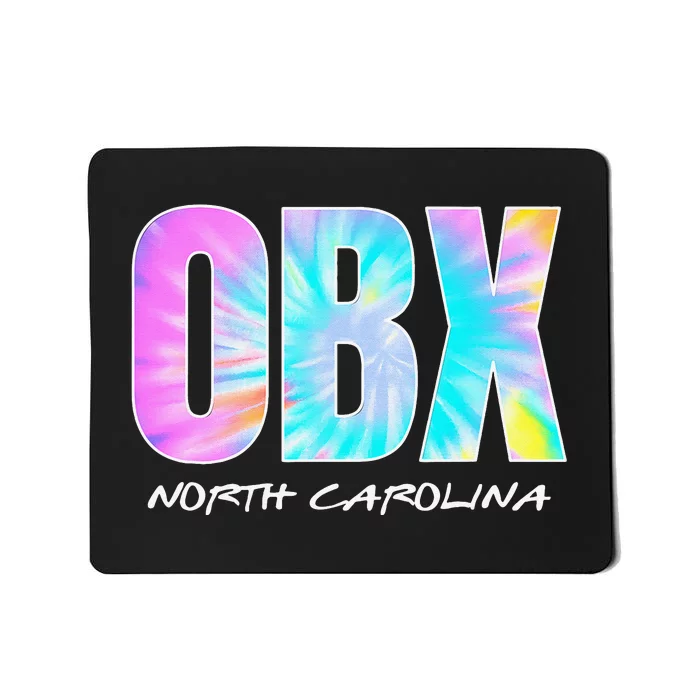 Retro Tie Dye OBX North Carolina Outer Banks Mousepad