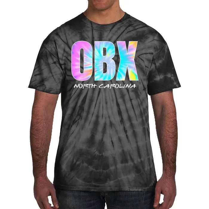 Retro Tie Dye OBX North Carolina Outer Banks Tie-Dye T-Shirt