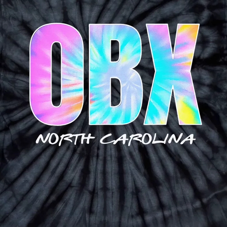 Retro Tie Dye OBX North Carolina Outer Banks Tie-Dye T-Shirt