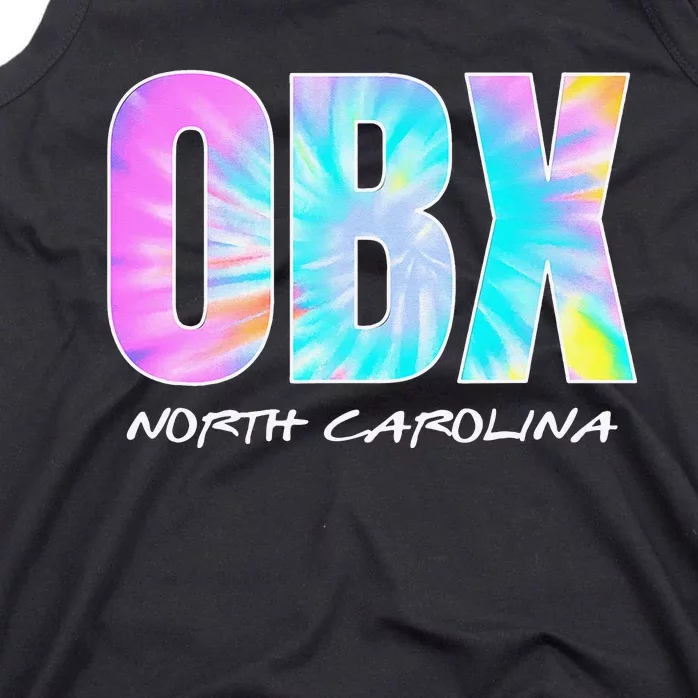 Retro Tie Dye OBX North Carolina Outer Banks Tank Top