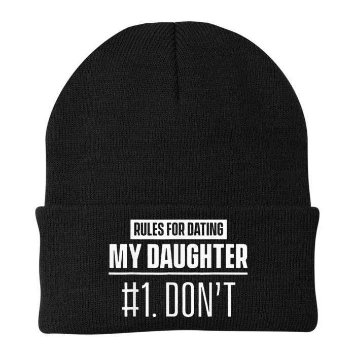 Rules To Date My Daughter Boyfriend Dating Knit Cap Winter Beanie