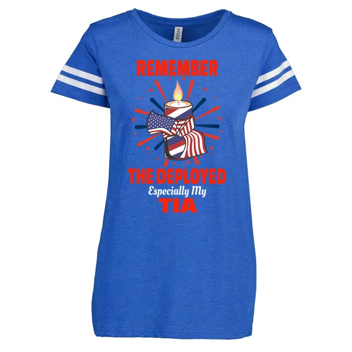 Remember The Deployed Tia Design For Sobrina Or Sobrino Gift Enza Ladies Jersey Football T-Shirt