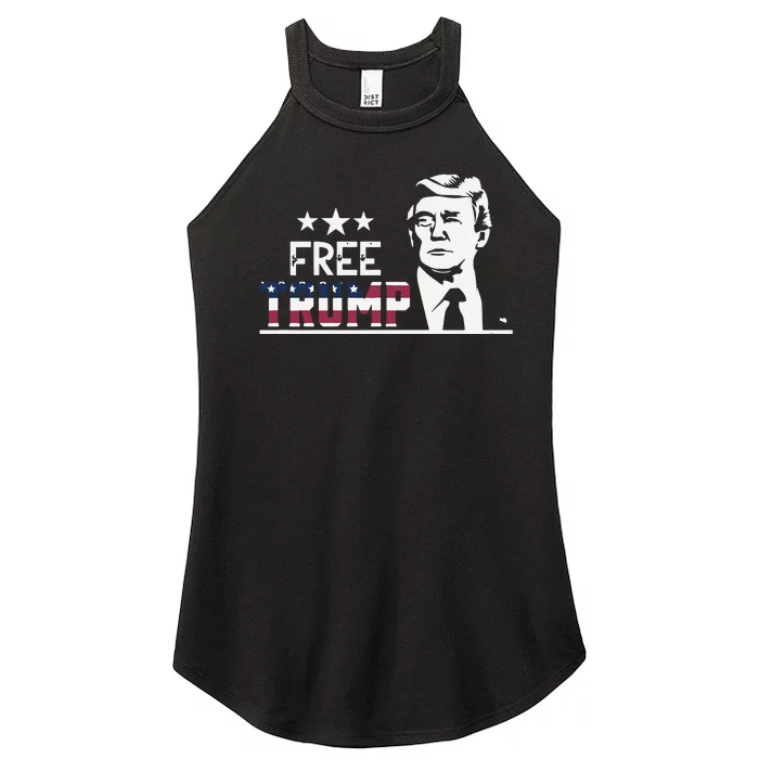 Release The Donald Free Trump Trump Hush Money Trial Women’s Perfect Tri Rocker Tank