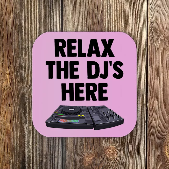 Relax The DjS Here Turntable Music Equalizer Coaster