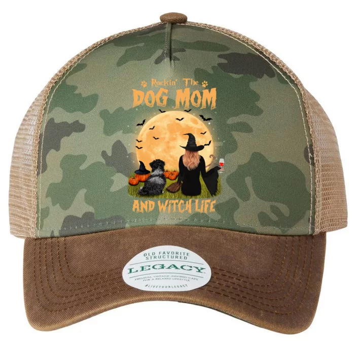 Rocking The Dog Mom And Witch Life Havanese Halloween Gift Legacy Tie Dye Trucker Hat