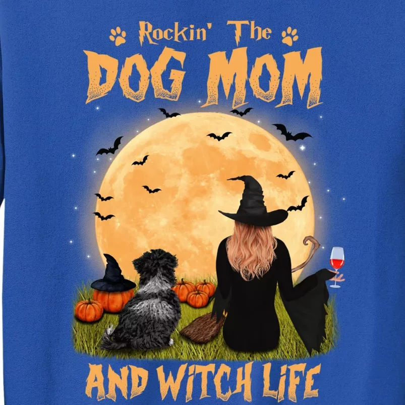 Rocking The Dog Mom And Witch Life Havanese Halloween Gift Sweatshirt